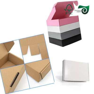 FSC Two Ply F Flute Corrugated Cardboard Sheets 100g Black Single Face Corrugated Board