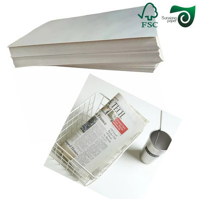 FSC Certified 45GSM Smooth Newsprint Paper High Temperature Resistant For Clothing Drawing