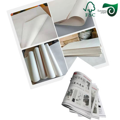 FSC Flexible High Smoothness Newsprint Paper Roll  Vegetable Wrapping  Multipurpose Packing