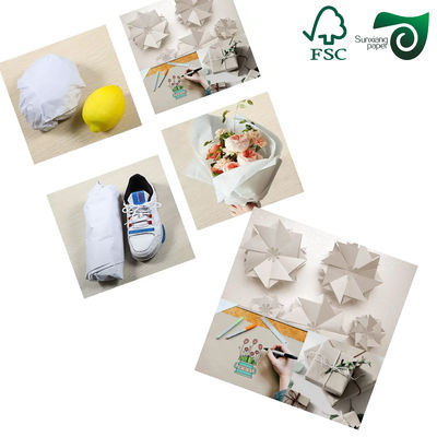 FSC Certified Newsprint Paper Roll  42gsm 52gsm Recycled Newsprint Wrapping Paper