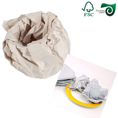 FSC Certified 45gsm 48.8gsm Uncoated Light Grey Newsprint Paper Roll 63cm Width