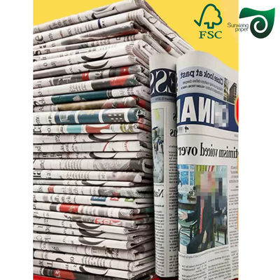 FSC 60gsm Flexible High Smoothness Newsprint Paper Roll Vegetable Wrapping Newsprint