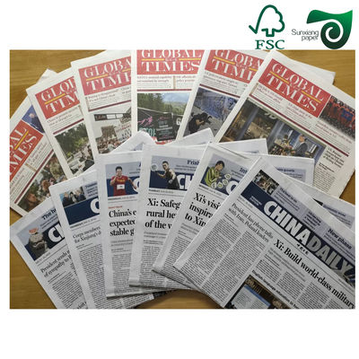 Waterproof Newsprint Paper Sheet For Magazines Offset Printing OEM ODM Available