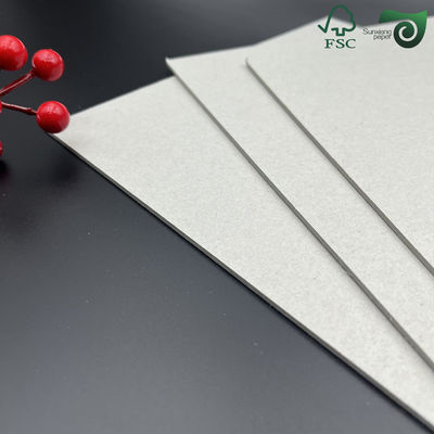 1000gsm 1.6mm 70cm 100cm Gray Solid Cardboard For Packaging Boxes