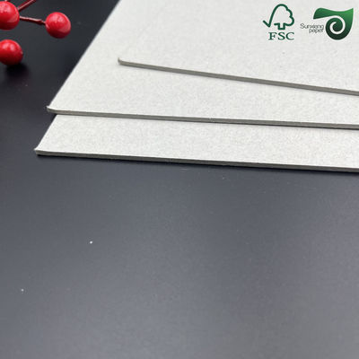 1000gsm 1.6mm 70cm 100cm Gray Solid Cardboard For Packaging Boxes
