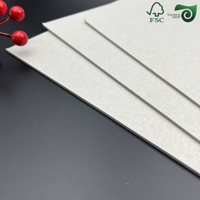 FSC Recycle Pulp 0.45 4.0mm High Stiffness Grey Board For Photo Frame Book Binding Board