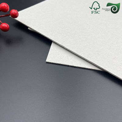 FSC 3mm 3000 Micron Rigid Grey Craft Cardboard Uncoated For Frame Backing Binders Packaging