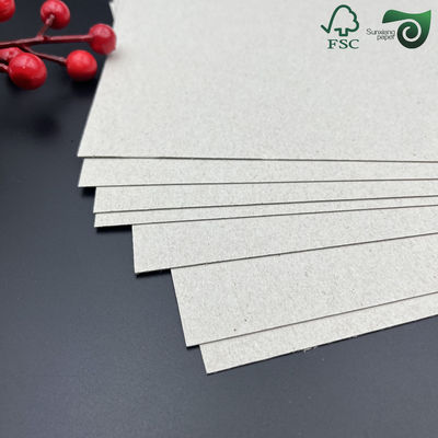 FSC 1200gsm Uncoated Book Binding Board  Recycled Pulp For Photo Frames