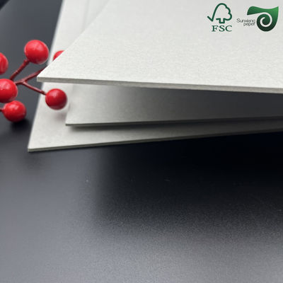 3mm 3000 Micron Rigid Grey Craft Card Board Smooth Surface For Packaging FSC