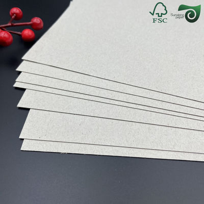 Double Faced Grey Card Board 0.5mm 4mm Thickness For Duplex Book Binding FSC