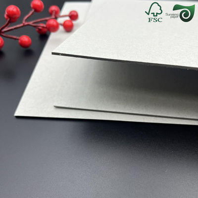 FSC Certified 3mm 4mm Grey Book Binding Board For Calendar Stands 575mm 770mm High Stiffness