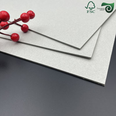 FSC Certified 250g Smooth High Stiffness Grey Board For Packing Boxes  Book Binding