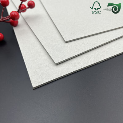 FSC Certified 1200gsm Uncoated Book Binding Board For Photo Frames  Recycled Pulp Material