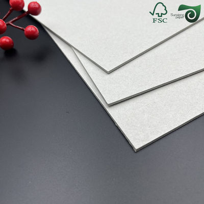 1mm 1000 Micron Gray Book Binding Board Backing FSC For Packaging Grey Board Black