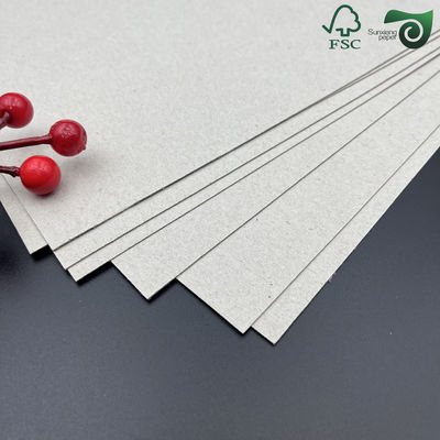 3mm 3000 Micron Rigid Grey Craft Card Board Smooth Surface For Packaging FSC