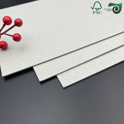 2.2mm Moisture Resistant Recycled Grey Chipboard Custom Colored Grey Board For Packaging