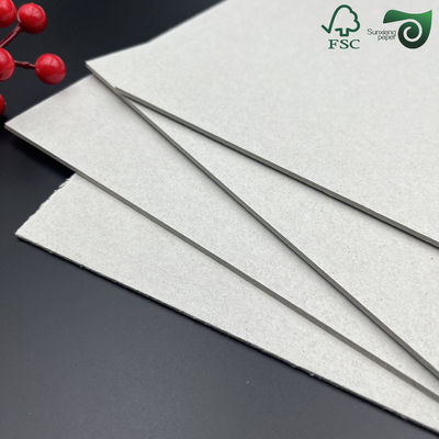 FSC Smooth High Stiffness Grey Board  250gsm 2600gsm For Packaging Book Binding