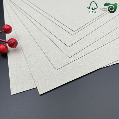 FSC Certified 250gsm 1500gsm Book Binding Board  Grey Cardboard Paper For Packing Boxes