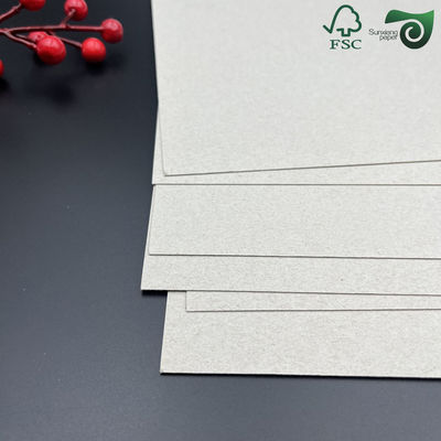 FSC Certified 250gsm 1500gsm Book Binding Board  Grey Cardboard Paper For Packing Boxes