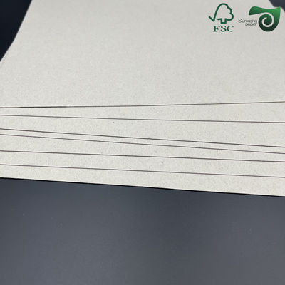 FSC Certified Grey Recycled Pulp Book Binding Board 900gsm 945gsm 1.45mm 1.5mm Thick