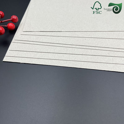FSC Certified 3mm 4mm Grey Book Binding Board For Calendar Stands 575mm 770mm High Stiffness