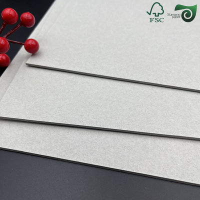 FSC 3mm 3000 Micron Rigid Grey Craft Cardboard With A Smooth Surface Suitable For Packaging