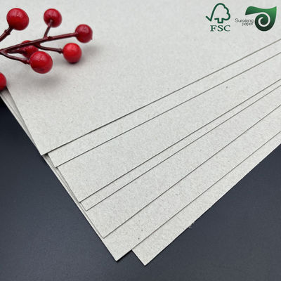 1.2mm Smooth Uncoated Grey Chipboard Book Binding Board For Hardcover Book Covers Rigid Gift Boxes