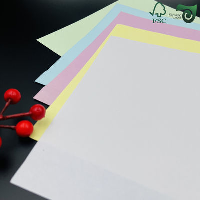 55GSM 60GSM 75GSM Black Image Carbonless Paper CB CFB CF Types 650mm 910mm