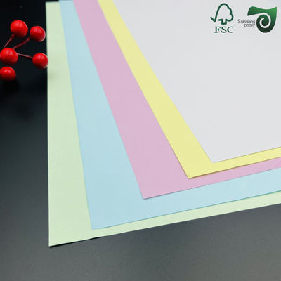 FSC Certified Clean  Hygienic Receipt Blue Carbonless Paper Multiple Colors Available