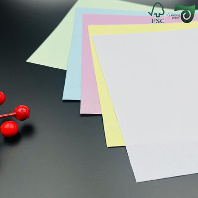 FSC Certified Clean  Hygienic Receipt Blue Carbonless Paper Multiple Colors Available