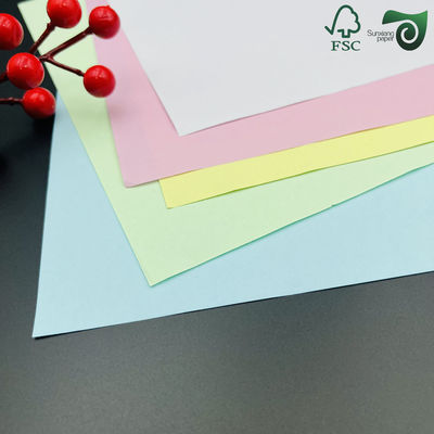 50gsm 55gsm CB CFB CF NCR Carbonless Printer Paper 65cm 92cm Blue Image For Invoices