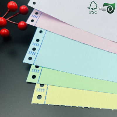 48gsm Carbonless Copy Printer Paper Sustainable NCR Paper For Document Printing