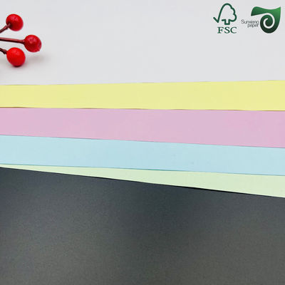 50gsm 55gsm CB CFB CF NCR Carbonless Printer Paper 65cm 92cm Blue Image For Invoices