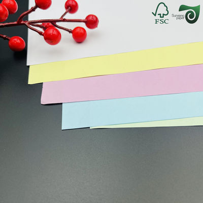 FSC Certified Clean  Hygienic Receipt Blue Carbonless Paper Multiple Colors Available