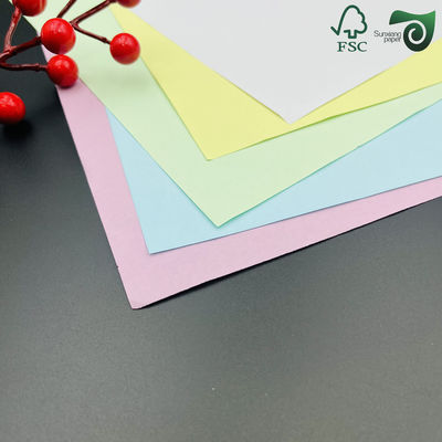 FSC NCR Carbonless Copy Paper 50gsm 55gsm CB CFB CF Blue Image For Invoices