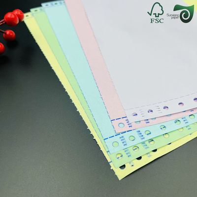 50gsm 55gsm A4 CB CFB CF Carbonless Copy Paper Ideal For Printing Invoices