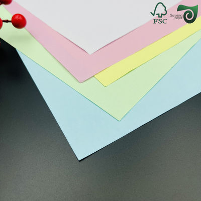 FSC 60gsm Eco Friendly Colorful Carbonless Copy Paper For Receipt  Business Form Printing