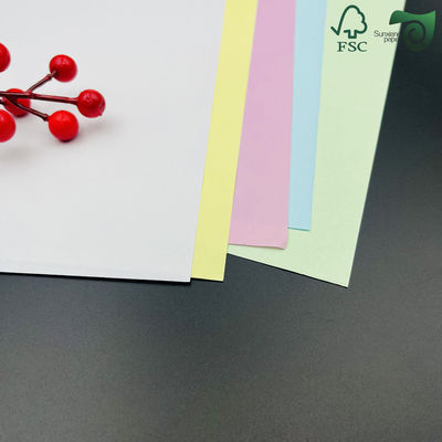 50g 55g Carbonless Copy Paper Blue Yellow NCR Carbonless Invoice Paper Sized 640mm  900mm FSC