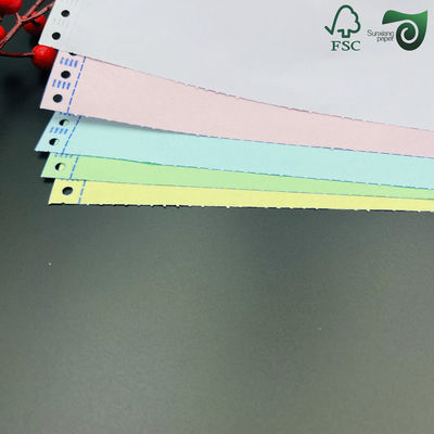 FSC 9.5"   5.5" Premium Carbonless Computer Paper  White   Colored Options