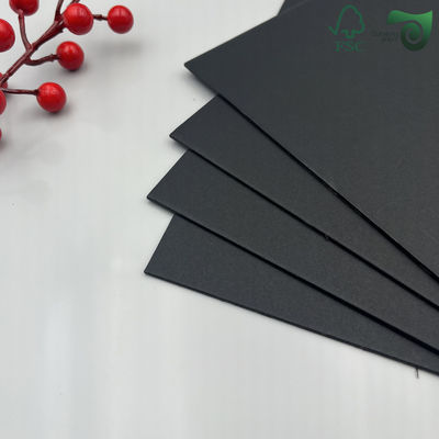 FSC 1.5mm High Thickness Double Side Black Cardboard Ideal For Photo Album Pages