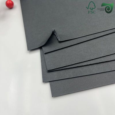 Book Binding Board 300gr 350gr Uncoating Solid Black Paper For Shopping Bag 70cm 100cm