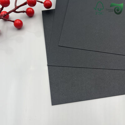 400gsm 300gsm FSC Odourless Cardboard Paper Black 700mm 1000mm For Wine Boxes