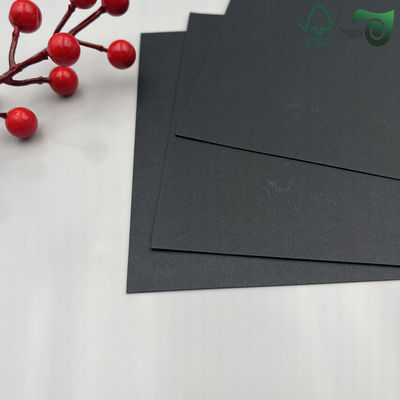 FSC 300gsm Double Sided Uncoated Black Cardboard Premium Gift Box Packaging Grade