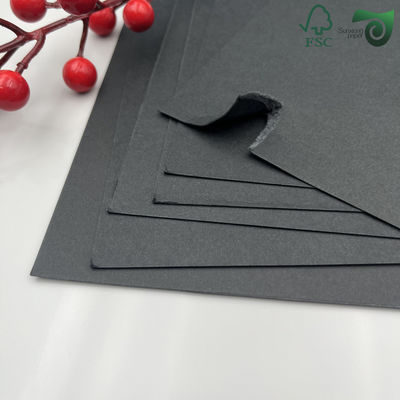 11" 17" FSC Black Chipboard Sheets 1mm 2mm Heavy Duty For File Folders