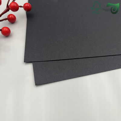 FSC 1.5mm High Thickness Double Side Black Cardboard Ideal For Photo Album Pages