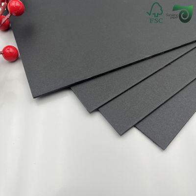 FSC Certified High Density Black Solid Cardboard Sheets Ideal For Photo Albums