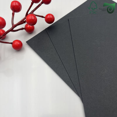 FSC 300gsm Double Sided Uncoated Black Cardboard Premium Gift Box Packaging Grade