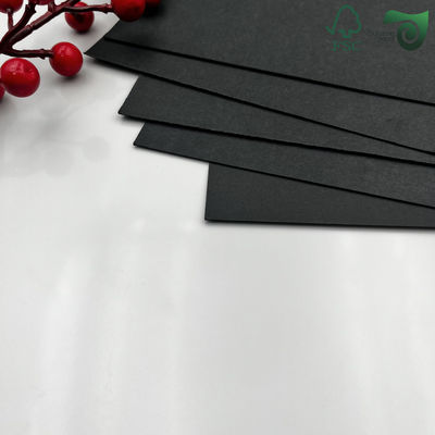 200gsm 230gsm Thick Sturdy Black Cardboard For Wrapping Boxes Ivory Board Paper
