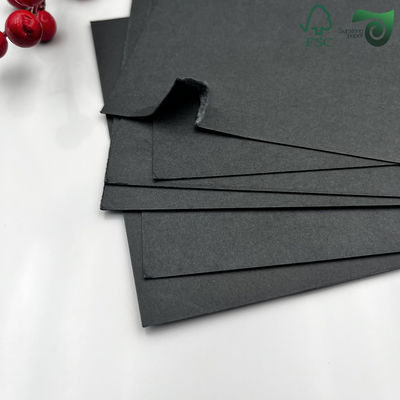 230g 530g FSC Black Thick Art Card Paper For Photo Frame Backing Black Cardboard