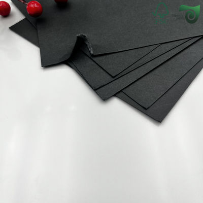 200gsm 230gsm Thick Sturdy Black Cardboard For Wrapping Boxes Ivory Board Paper